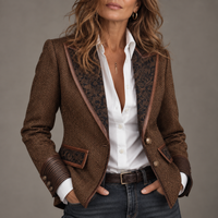 Consuelo - Blazer con Paneles en Espiga