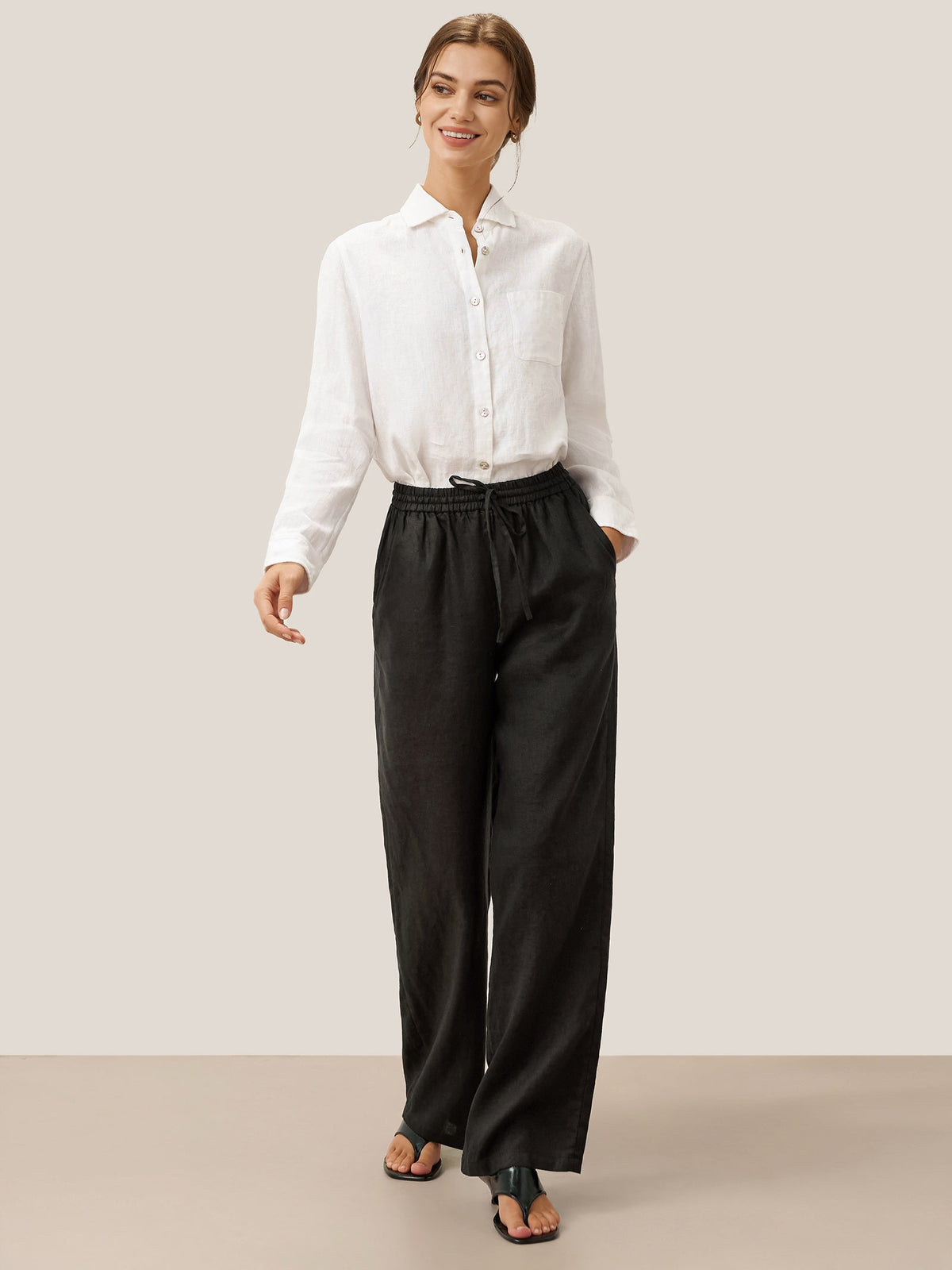 Lyon | pantalon 100% lino