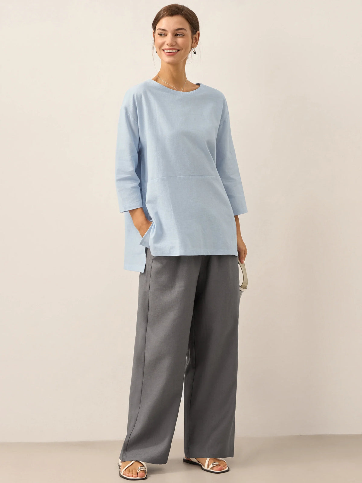 Lyon | pantalon 100% lino