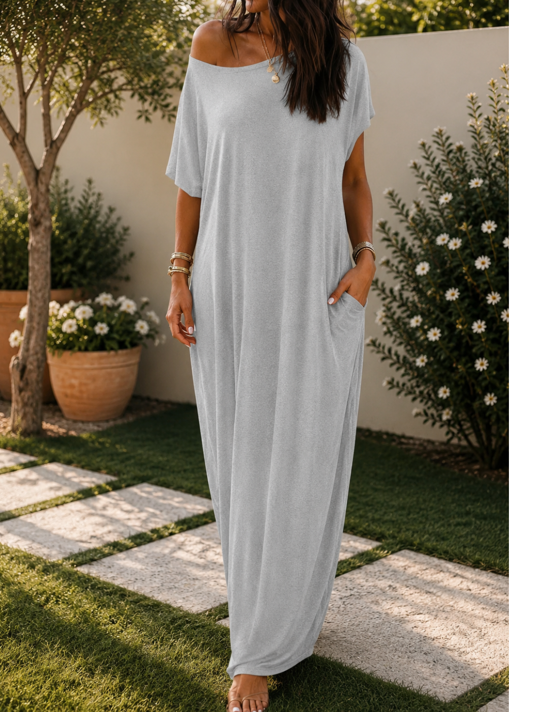 Olívia | Vestido asimétrico de corte oversize