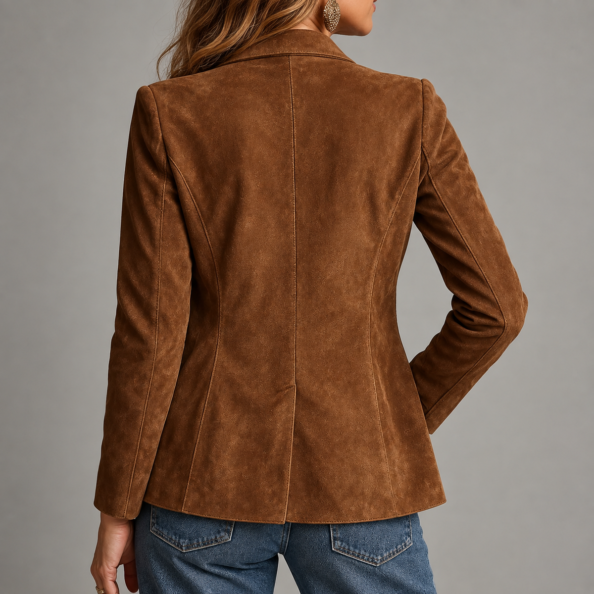 Cristina - Blazer Vintage Marrón