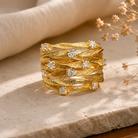Noelia – Anillo dorado vintage