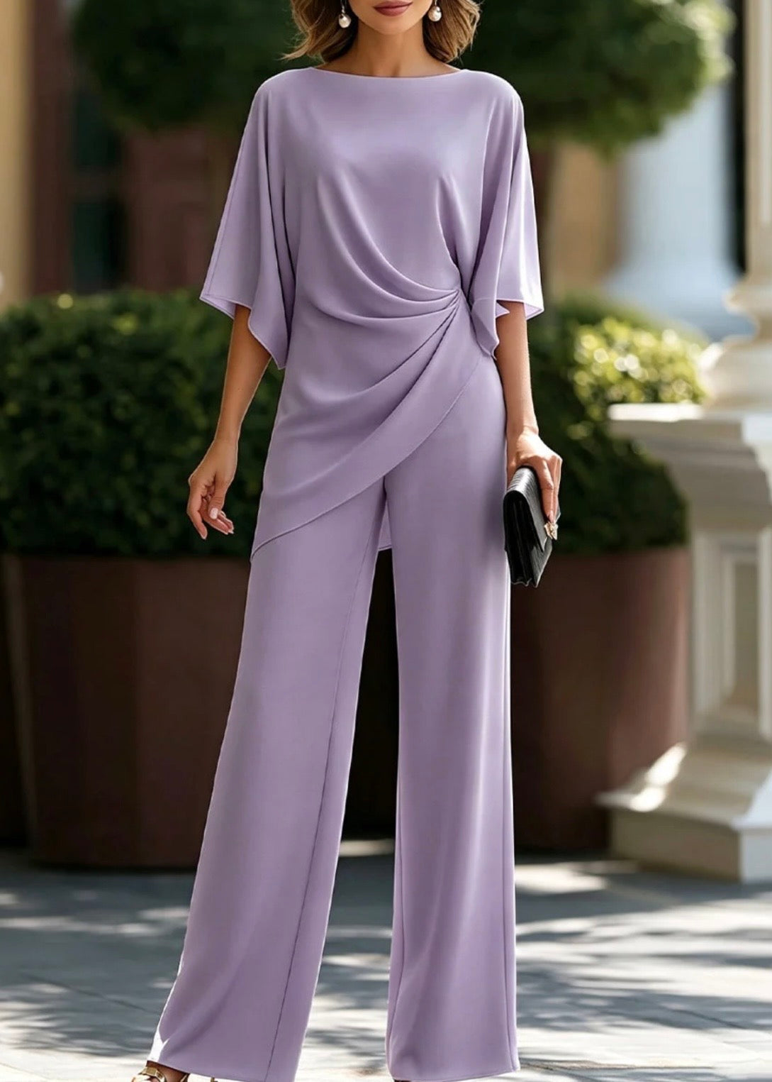 Luna | Conjunto blusa y pantalon elegante
