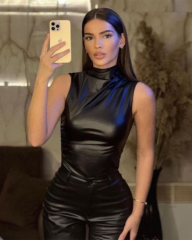 ARIA | Top Cuero Lujoso