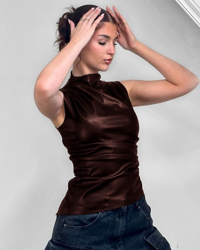 ARIA | Top Cuero Lujoso