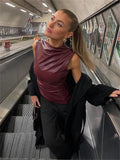 ARIA | Luxe Leather Top