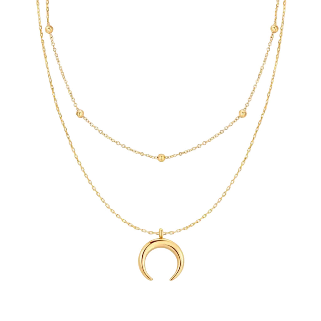 Luna – Collar doble con luna