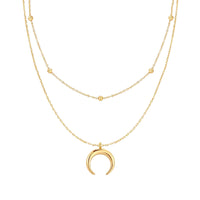 Luna – Collar doble con luna