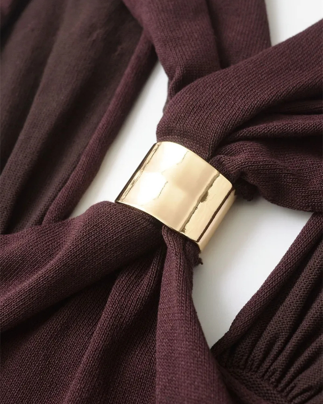 ISABEL | Top Halter Mocha