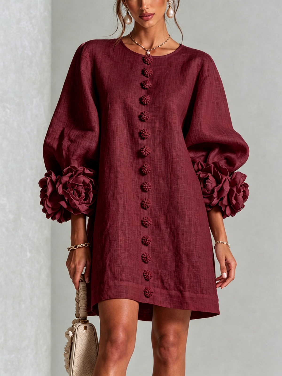 Rosalia | Minivestido con Botones