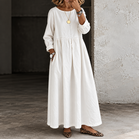 Soraya | Vestido largo vaquero de estilo vintage