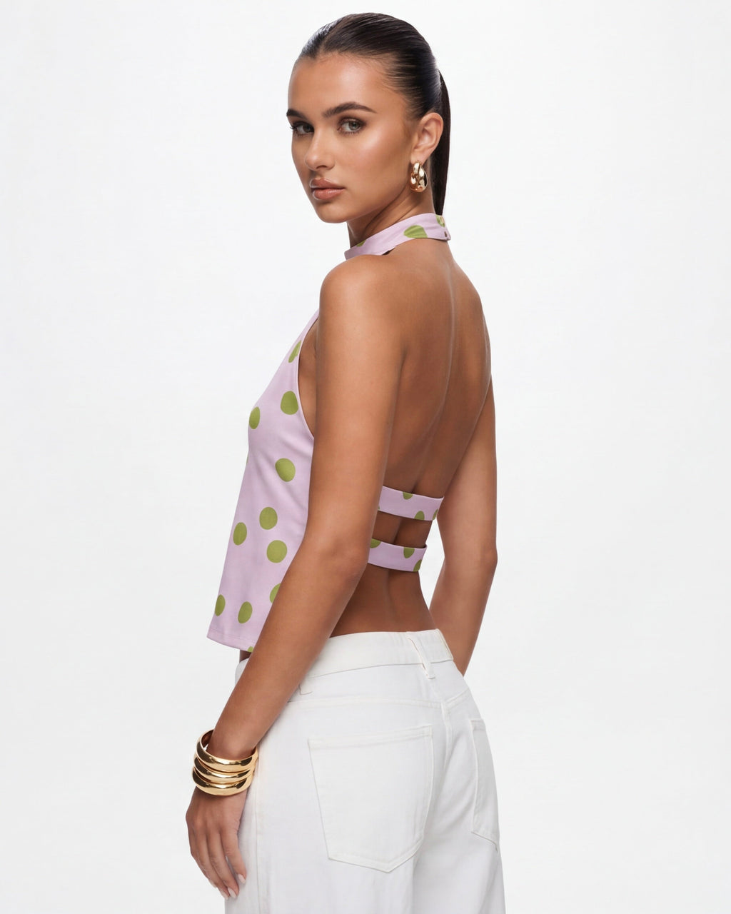 Top Halter Lunares Muse