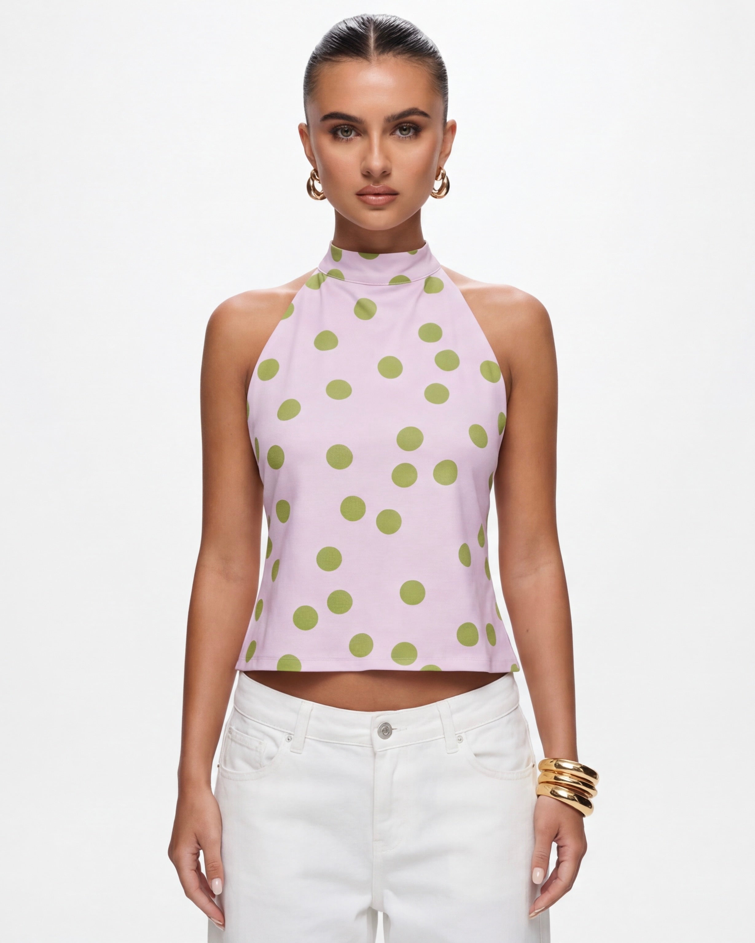 Top Halter Lunares Muse