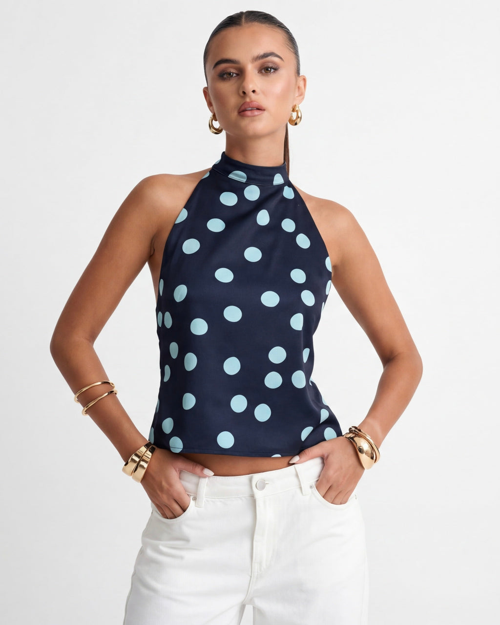 Top Halter Lunares Muse