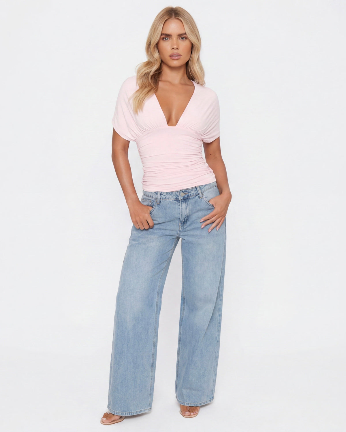 Top Espalda Abierta Rosa Muse