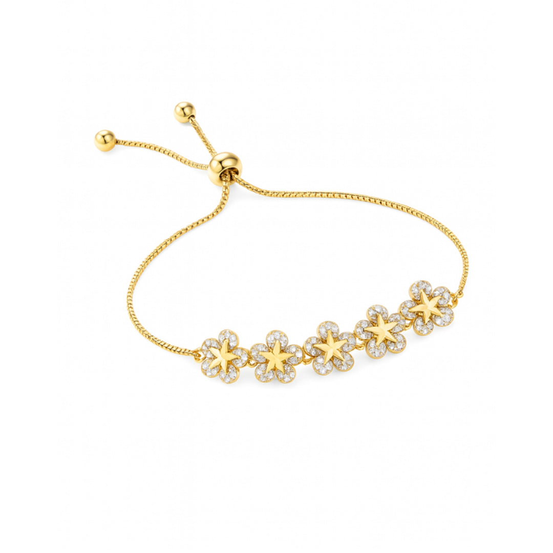 Violeta – Pulsera de flores