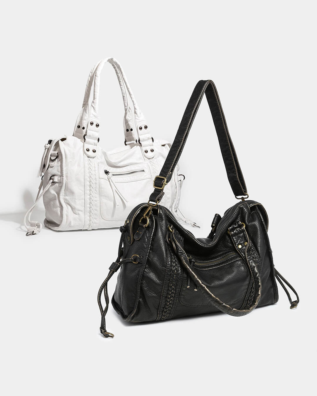 ISABEL | Bolso de Hombro Tejido Vintage